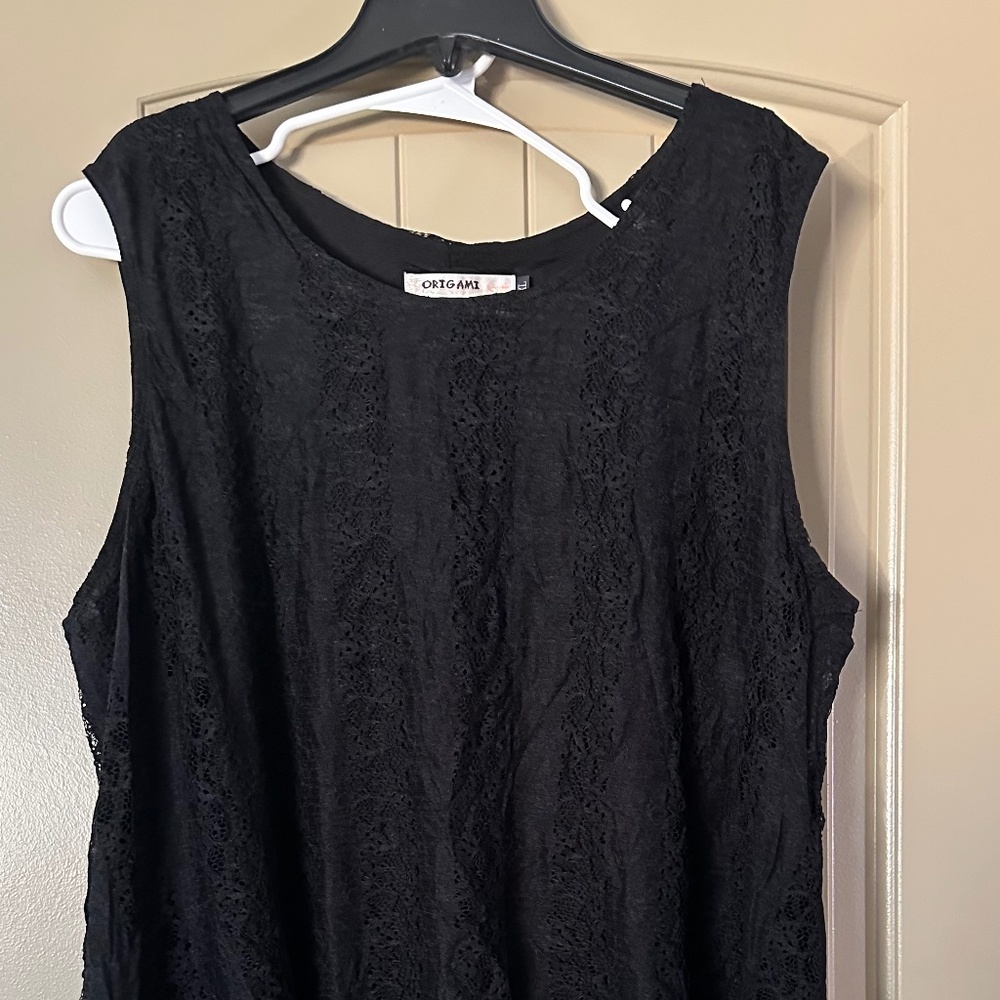 Origami xl lace tunic